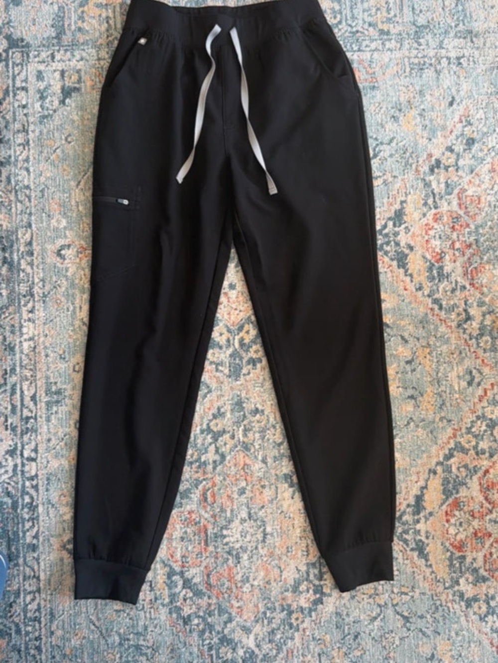 Figs Black Jogger Scrub Pants